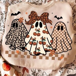 Halloween Ghost Costume Sweatshirt